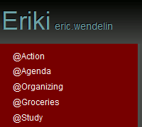 Eric's Tiddlywiki