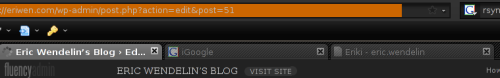 Firefox 3 top bar